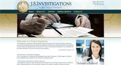 Desktop Screenshot of jsinvestigations.com